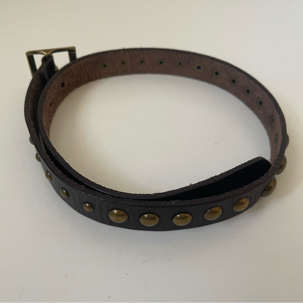 Crewcuts Kid’s Leather Belt with Studs